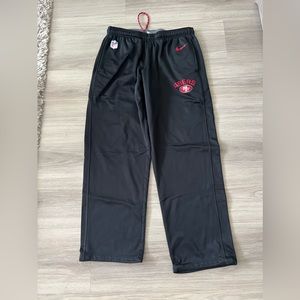 Nike 49ers sweat pants size large black
